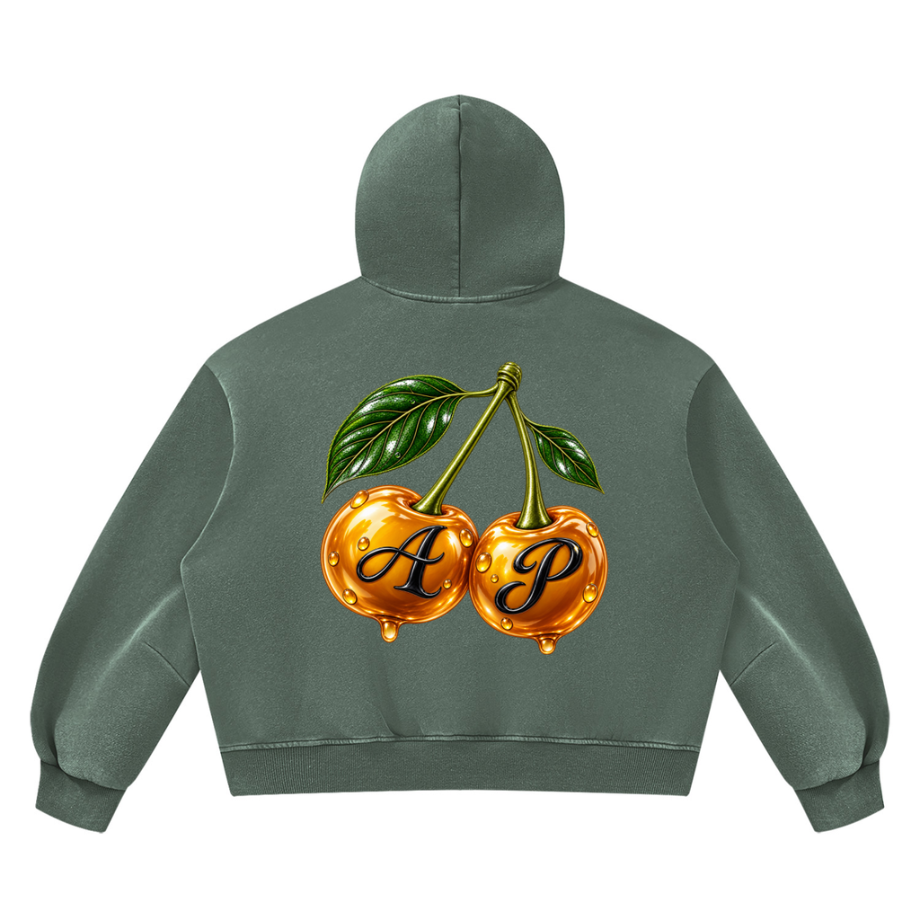 Sudadera oversize Cherry AP con capucha