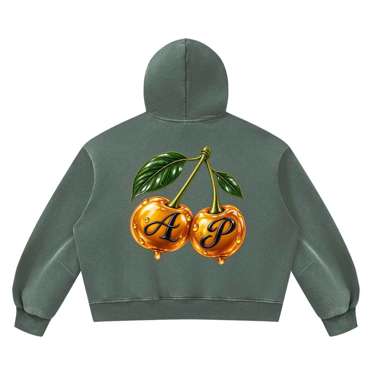 Sudadera oversize Cherry AP con capucha