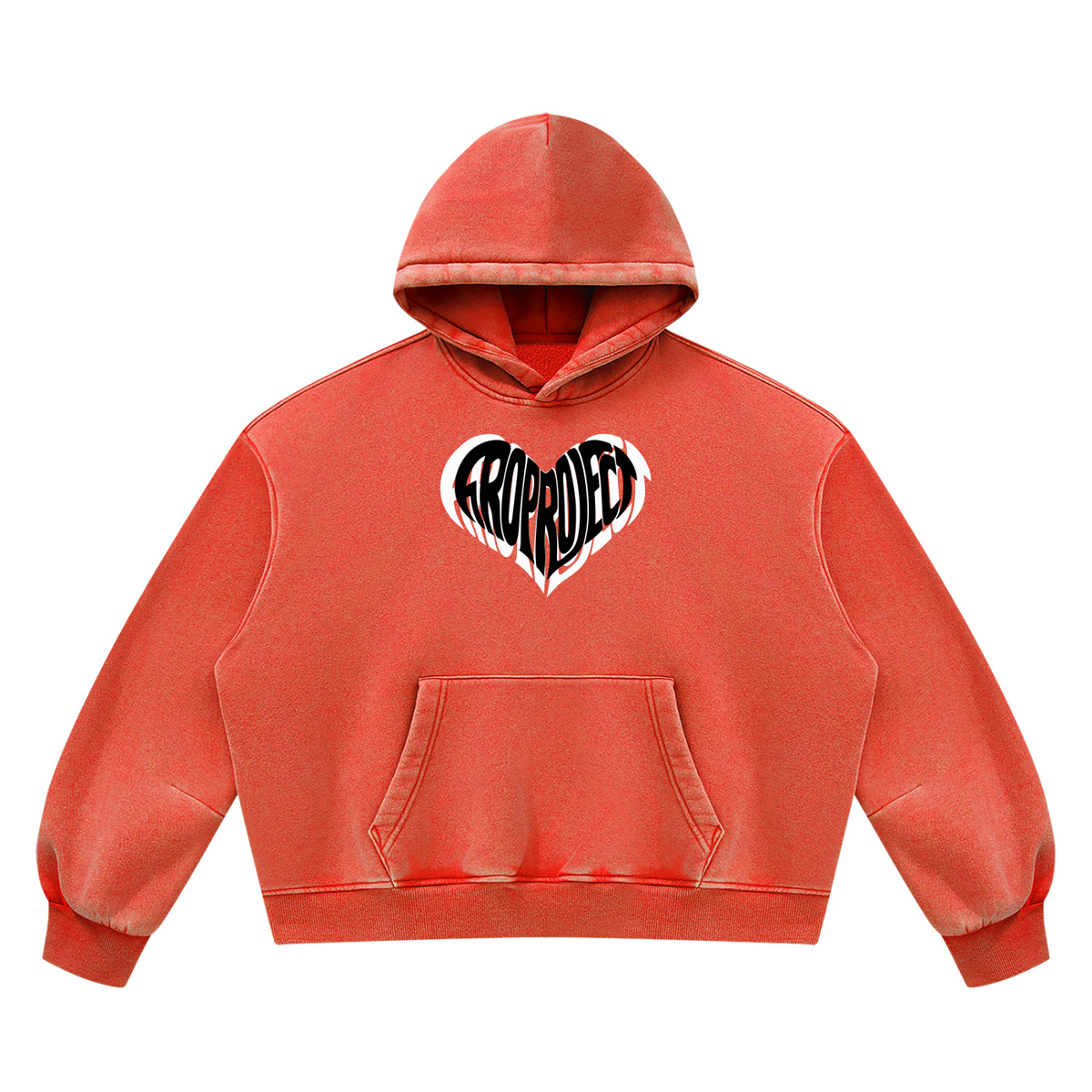 Sudadera oversize Heart con capucha