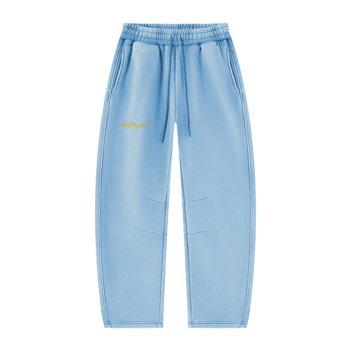 Unisex Vintage Wash Barrel Leg Fleece Sweatpants