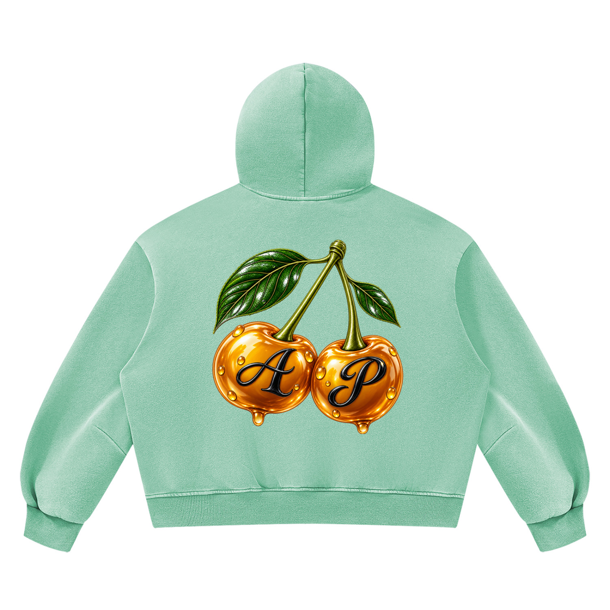 Sudadera oversize Cherry AP con capucha