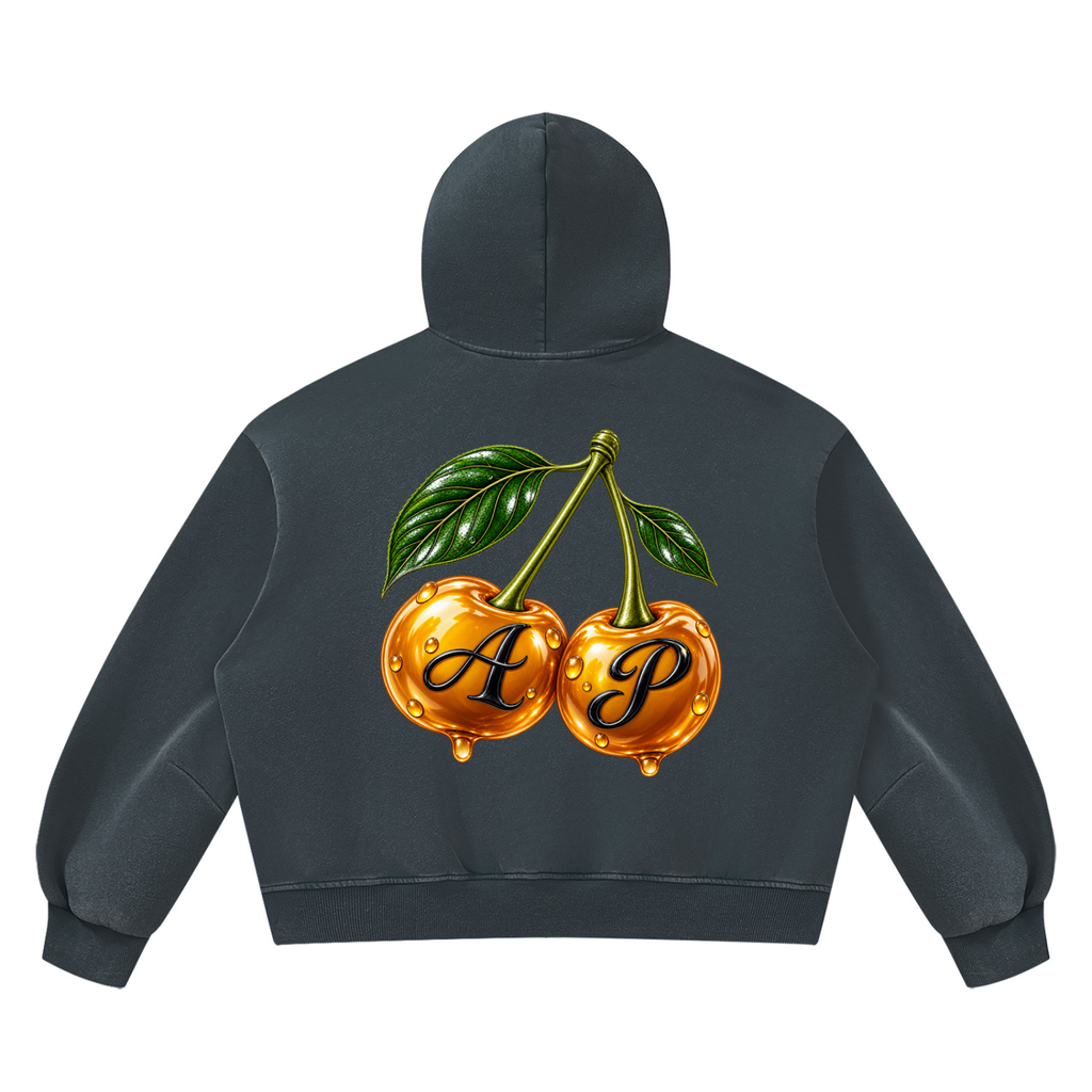 Sudadera oversize Cherry AP con capucha