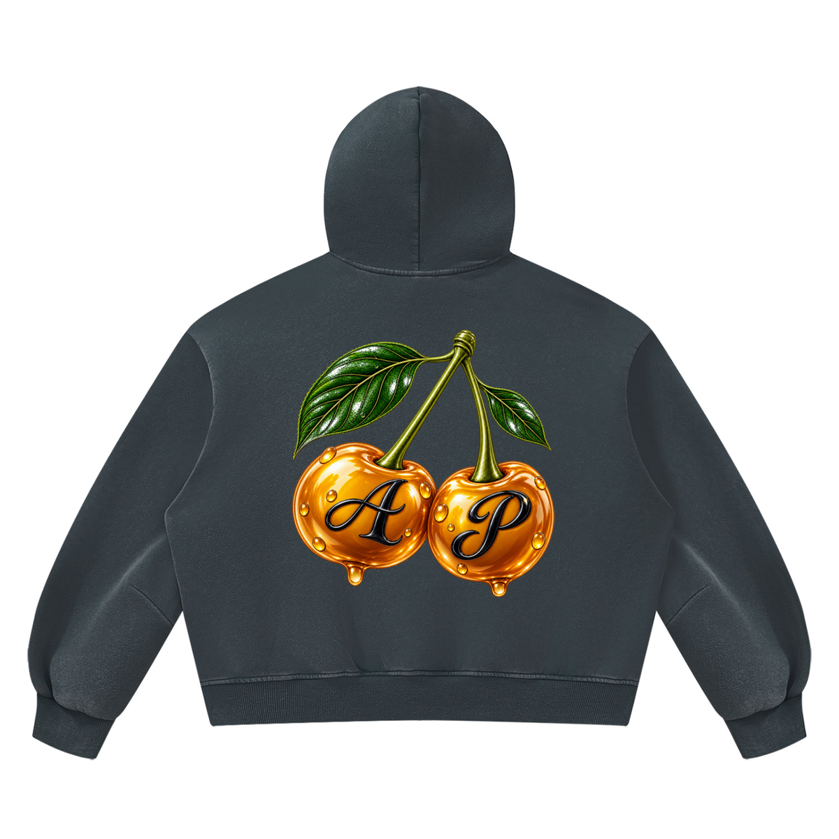 Sudadera oversize Cherry AP con capucha