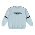Sudadera blanca sin capucha Silent Signal | AroProject.