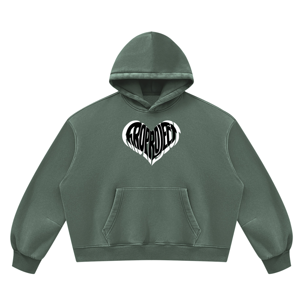 Sudadera oversize Heart con capucha
