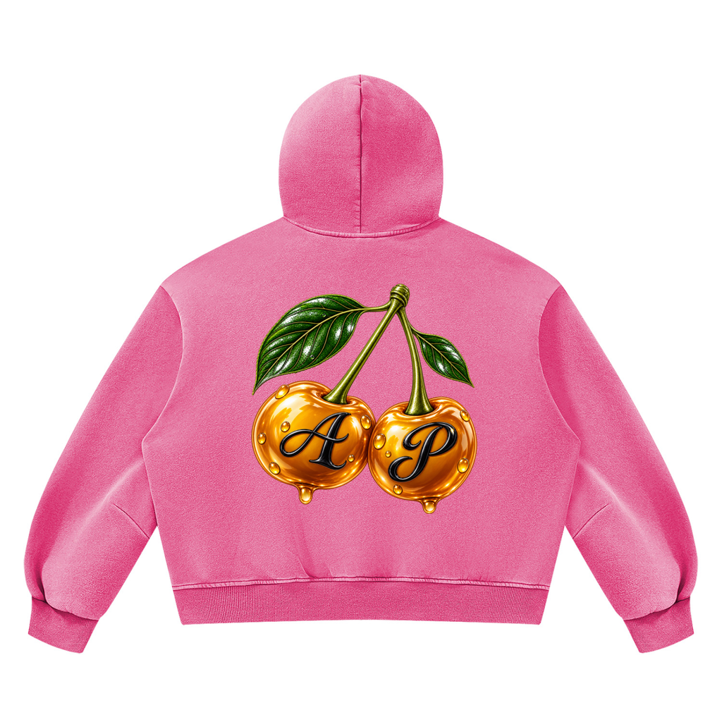 Sudadera oversize Cherry AP con capucha