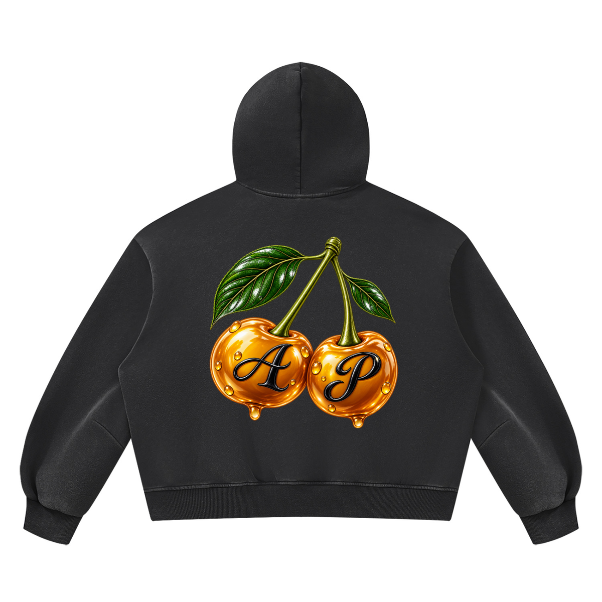Sudadera oversize Cherry AP con capucha