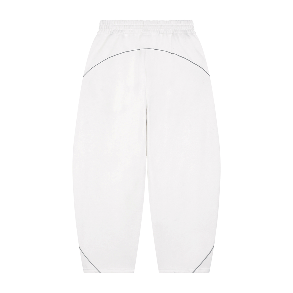 Pantalón de chándal blanco Silent Signal | AroProject
