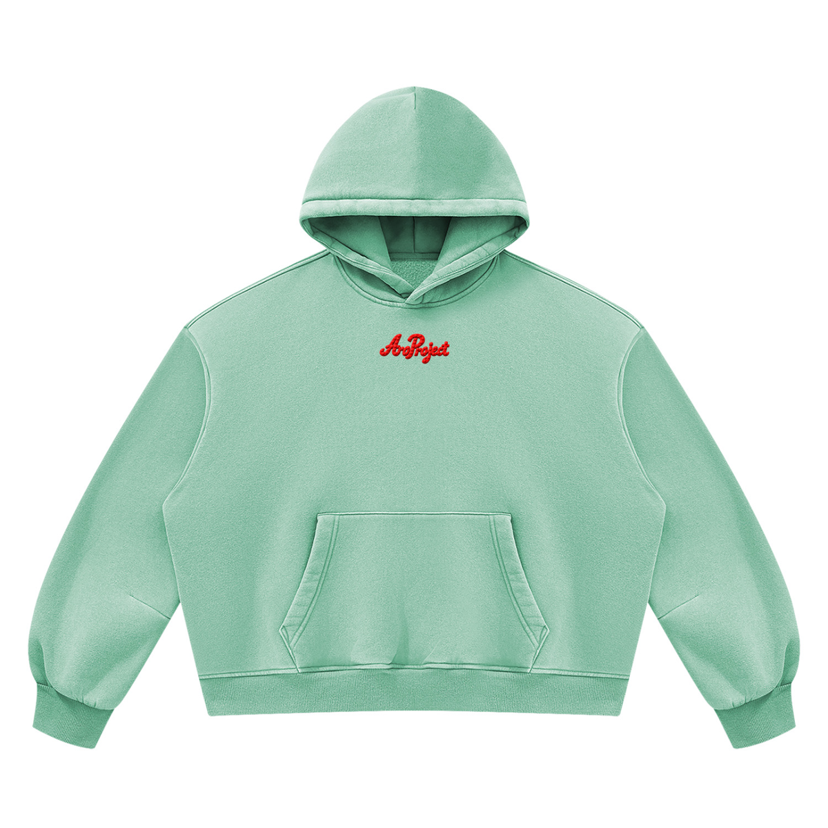 Unisex Vintage Wash Boxy Fleece Hoodie