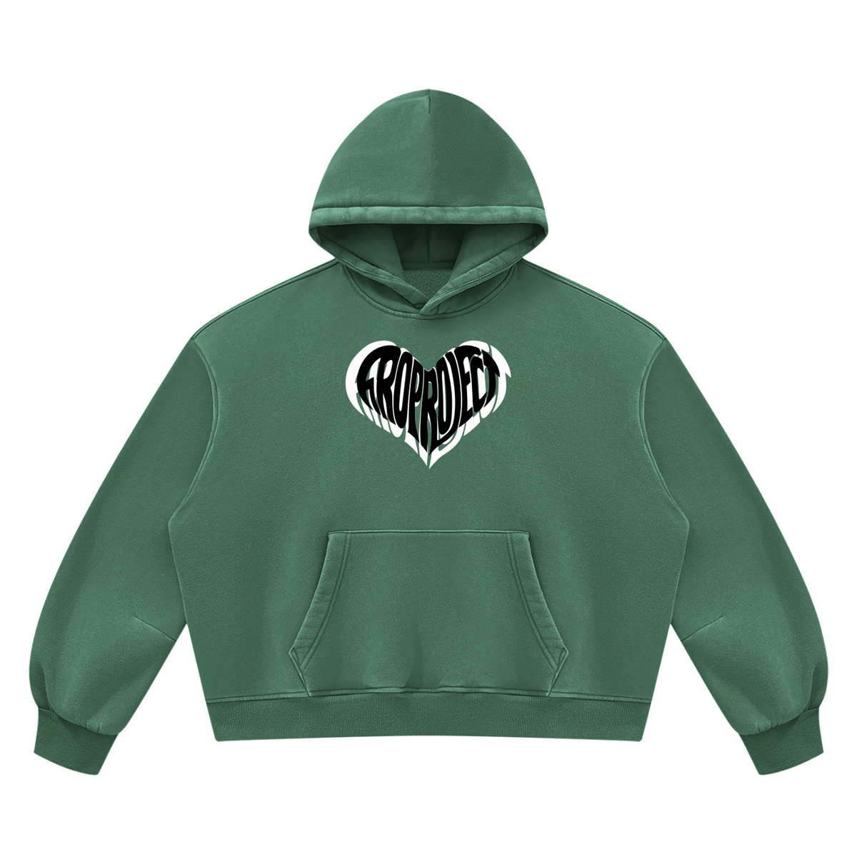 Sudadera oversize Heart con capucha
